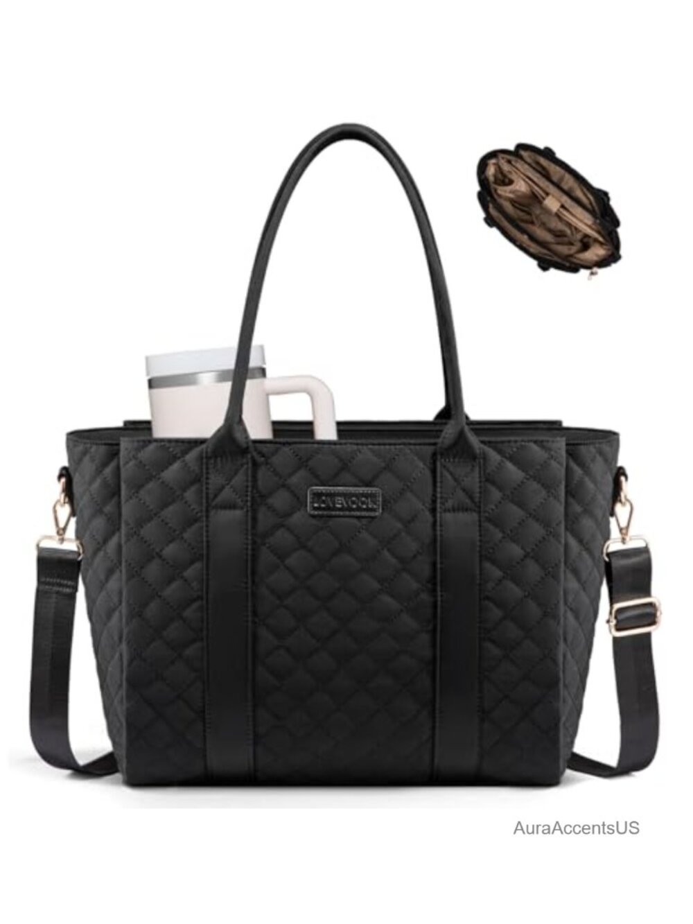 LOVEVOOK Laptop Tote Bag for Women Fits 15.6" Work Teacher Purse